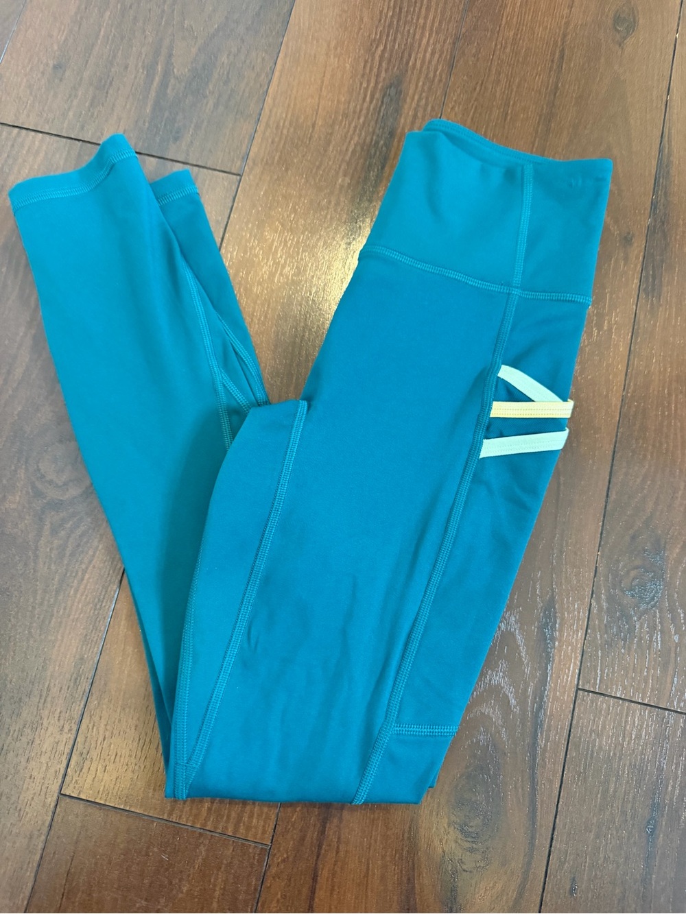 Fabletics Trinity high waisted motion365 XS leggings motion 365 women teal